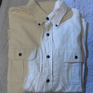 Club Monaco tan dress shirt medium